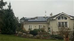 Fotovoltaický systém - rodinný dům Čerčany